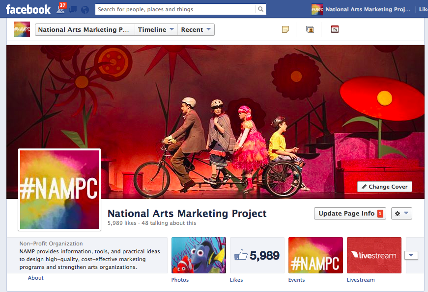 Americans for the Arts' NAMP Facebook Page