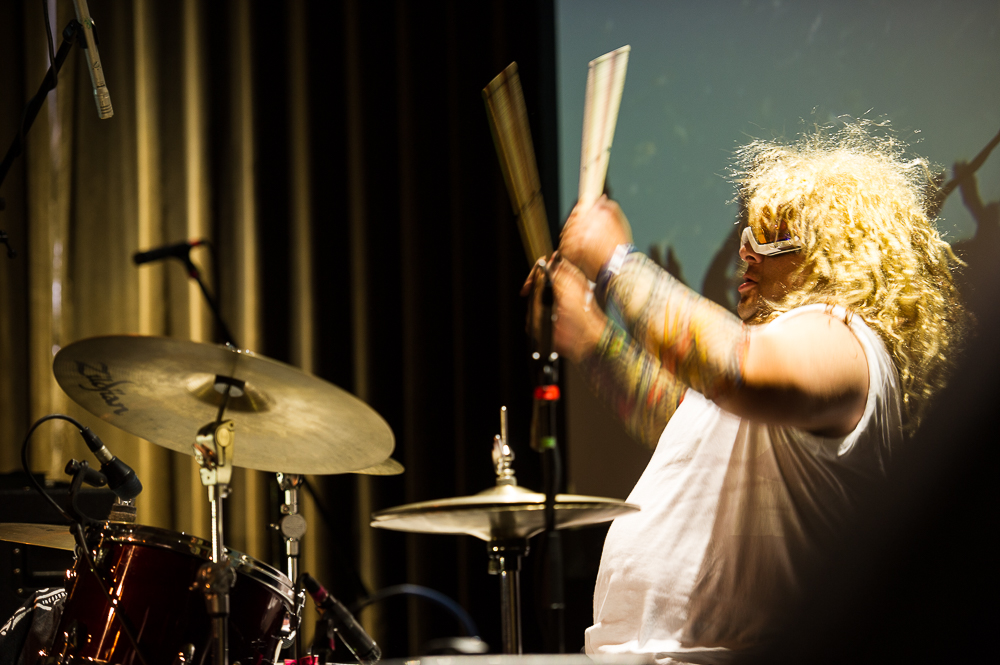 Mad drumming from The Red Keyes / photo by Erica Ann Photography