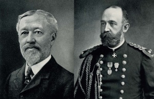 Henry Fox (left) and Charles Howell (right) founders of the Fairmount Park Art Association, chartered in 1872 © Fairmount Park Art Association/Association for Public Art