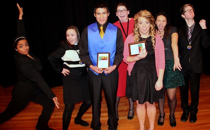 2014 South Dakota Poetry Out Loud state finalists (Credit: Stephen Thurman)