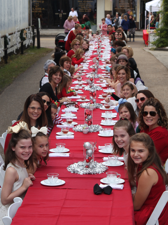 Children's Holiday Tea, an arts immersion experience at the first SLAW Holiday Festival of Arts.