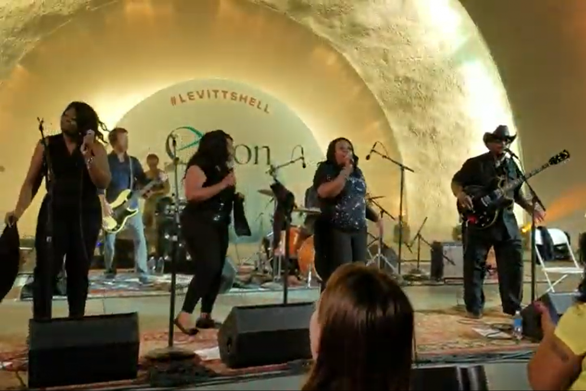 Click to watch video of Rev. John Wilkins performing at Levitt Shell in Memphis